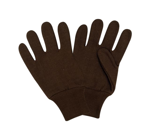2 Piece Brown/Jersey Gloves - BJKW-55