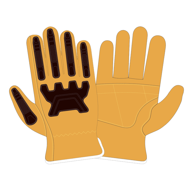 Impact & Liquid Resistant Gloves - LR-266